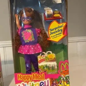 【未開封】バービー人形：Mcdonald's Happy Meal STACIE 1993 Happy Meal Stacie Barbie, NRFB, (11474) Non-Mint Box